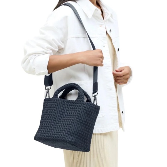 NWT - Naghedi St. Barth’s small tote: Murano Blue - w/detachable strap - Picture 2 of 5